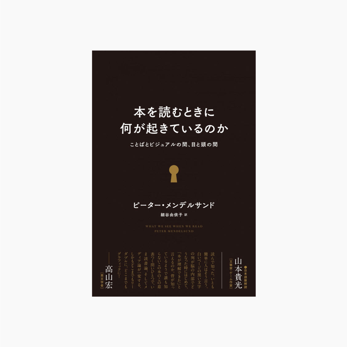 本を読むときに何が起きているのか ことばとビジュアルの間、目と頭の間