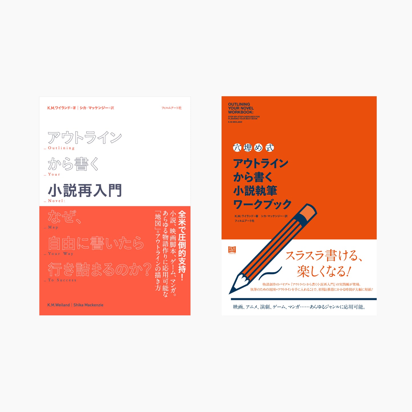 『アウトラインから書く小説再入門 なぜ、自由に書いたら行き詰まるのか』&『〈穴埋め式〉アウトラインから書く小説執筆ワークブック』2冊セット