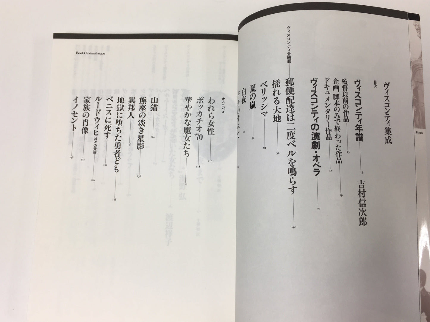 【僅少本・傷み汚れアリ】ヴィスコンティ集成 退廃の美しさに彩られた孤独の肖像