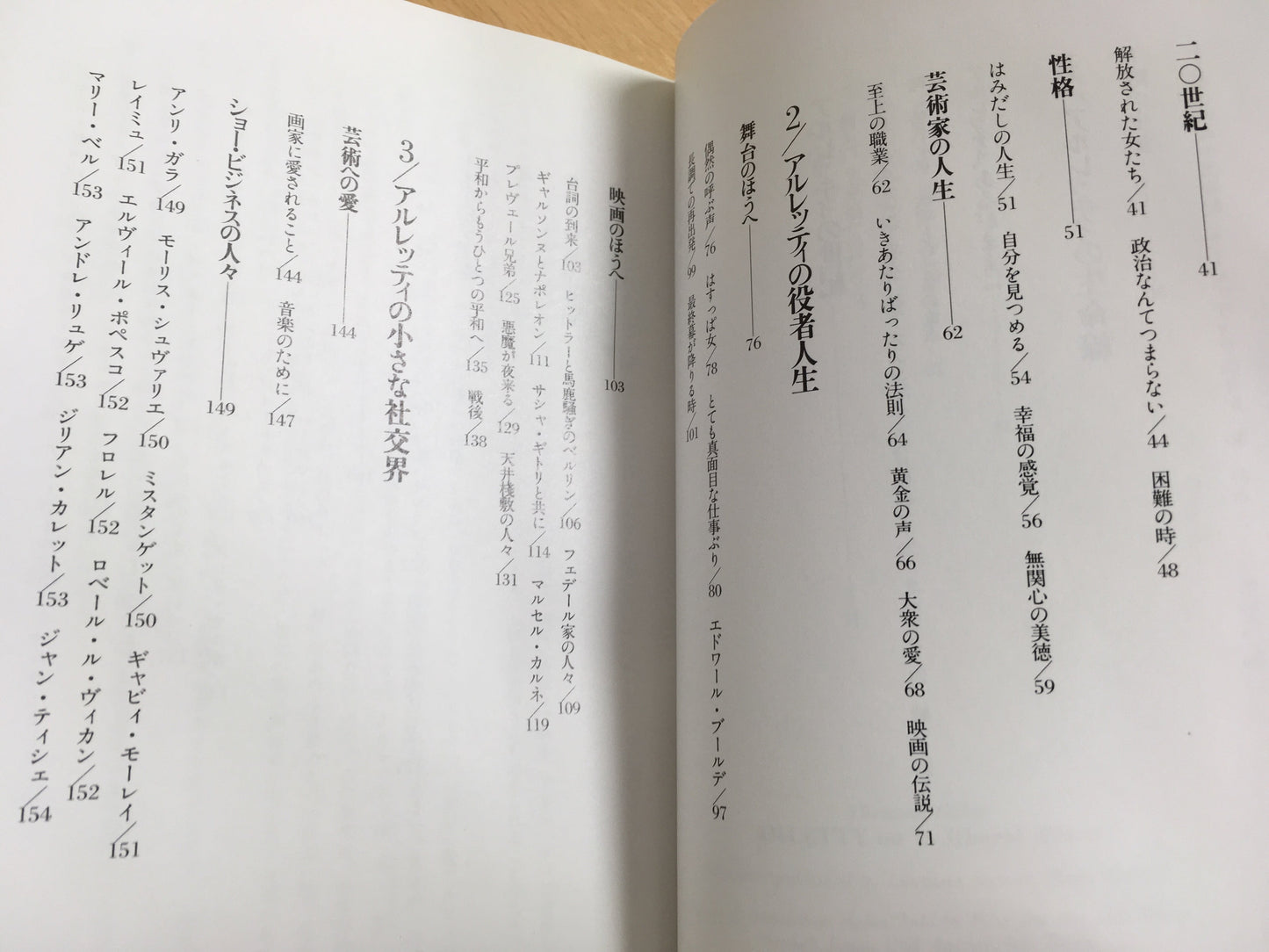 【僅少本・傷み汚れアリ】女優アルレッティ 天井桟敷のミューズ